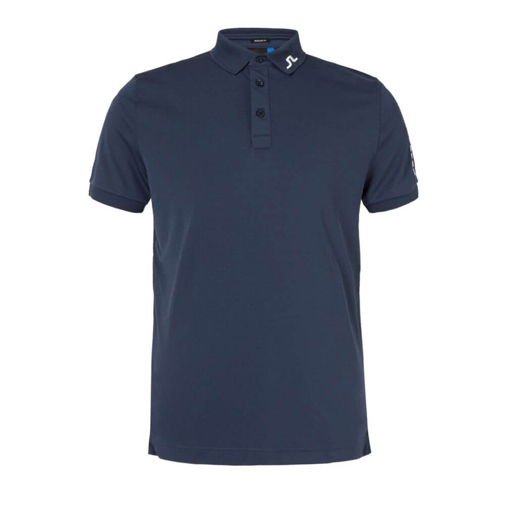 J.Lindeberg Tour Tech Reg Fit Golf Polo Navy