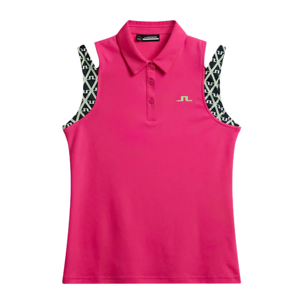 J. Lindeberg Malaika Sleeveless Top Fuchsia Purple